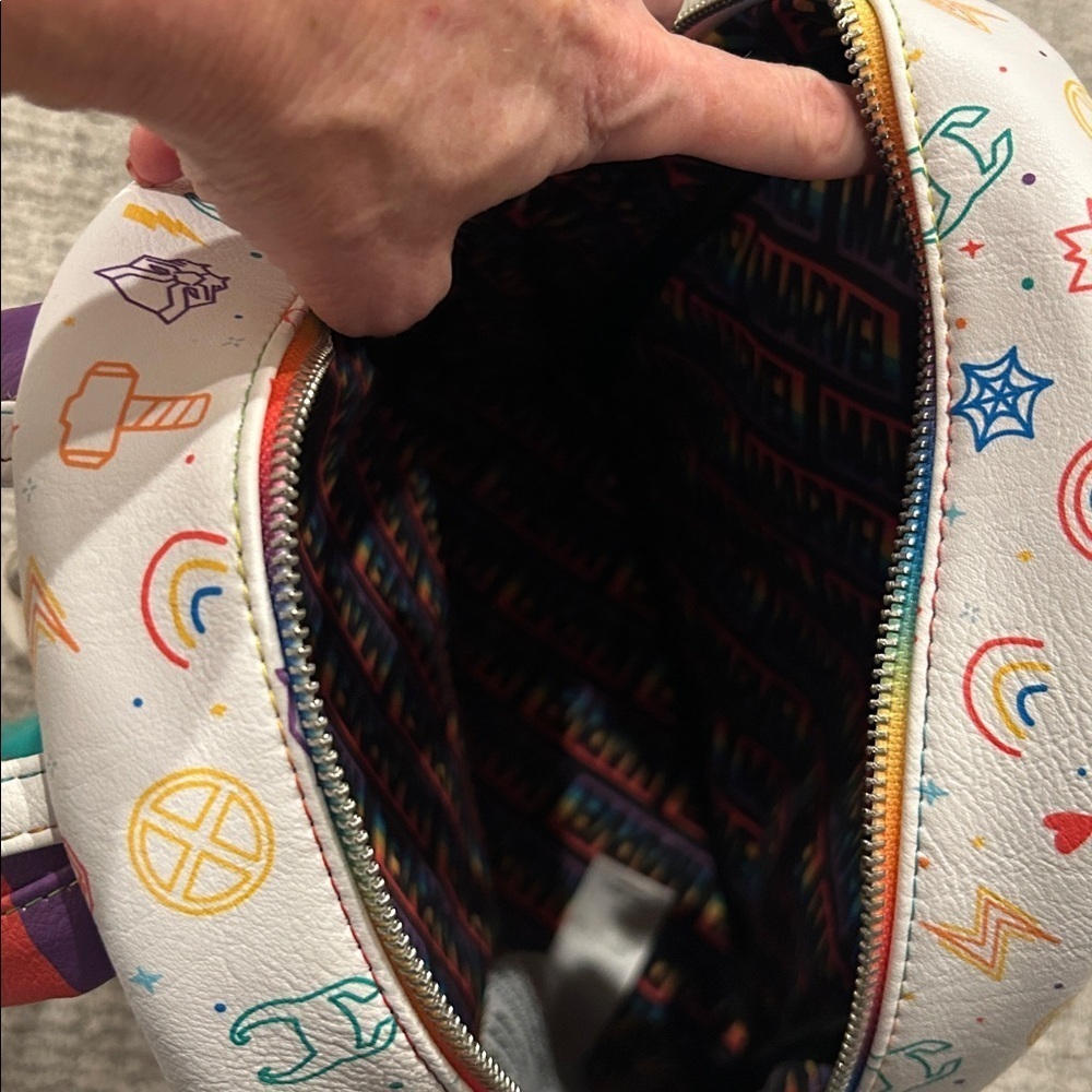 Loungefly Marvel Pride Collection Mini Backpack - Picture 6 of 7